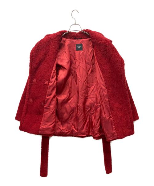 WEEKEND Max Mara（ウィークエンド マックスマーラ）WEEKEND Max Mara (ウィークエンド マックスマーラ) ファージャケット レッド サイズ:38の古着・服飾アイテム