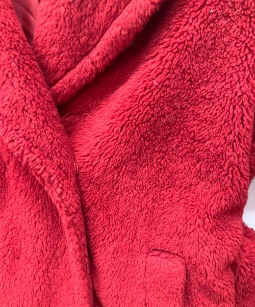 WEEKEND Max Mara（ウィークエンド マックスマーラ）WEEKEND Max Mara (ウィークエンド マックスマーラ) ファージャケット レッド サイズ:38の古着・服飾アイテム
