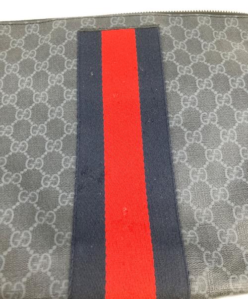 GUCCI（グッチ）GUCCI (グッチ) ショルダーバッグ　GGスプリーム ブラックの古着・服飾アイテム