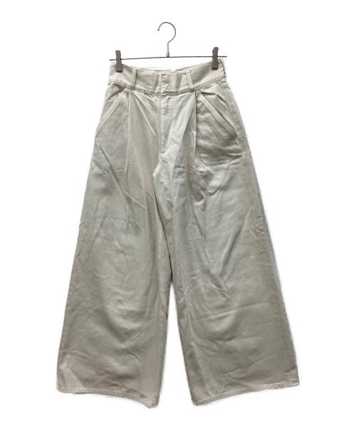 CLANE（クラネ）CLANE (クラネ) デニムパンツ ホワイト サイズ:1の古着・服飾アイテム
