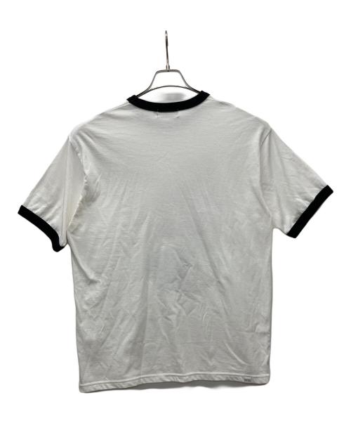 Hysteric Glamour（ヒステリックグラマー）Hysteric Glamour (ヒステリックグラマー) 半袖カットソー ホワイト×ブラック サイズ:Lの古着・服飾アイテム