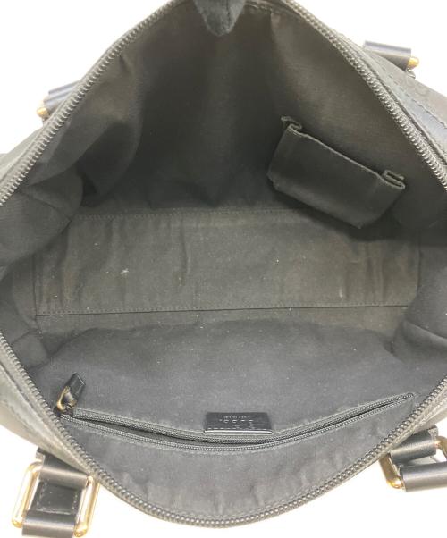 GUCCI（グッチ）GUCCI (グッチ) GGハンドバッグ ブラックの古着・服飾アイテム