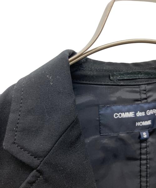 COMME des GARCONS HOMME（コムデギャルソン オム）COMME des GARCONS HOMME (コムデギャルソン オム) テーラードジャケット ブラック サイズ:Sの古着・服飾アイテム
