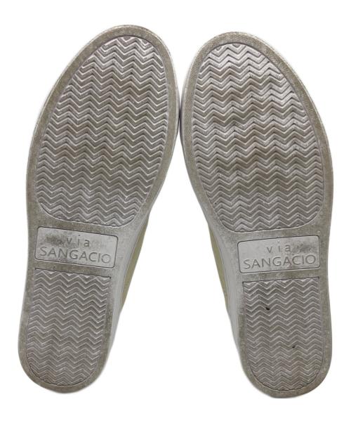 Sangacio（サンガッチョ）Sangacio (サンガッチョ) ハイカットスニーカー ベージュ サイズ:27.5の古着・服飾アイテム