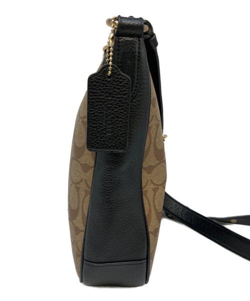 COACH（コーチ）COACH (コーチ) ショルダーバッグ ブラウン×ブラックの古着・服飾アイテム
