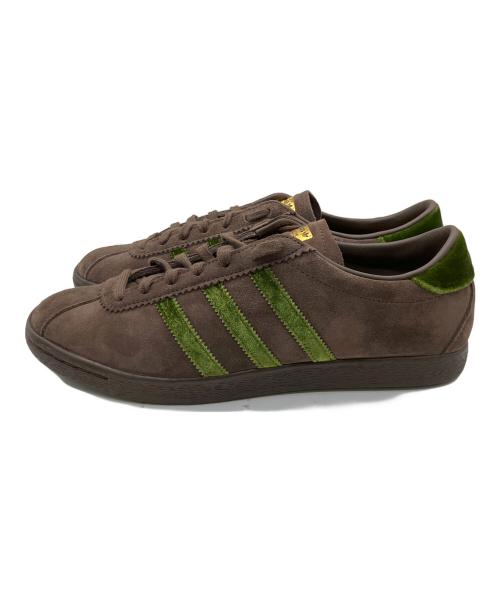 adidas（アディダス）adidas (アディダス) ローカットスニーカー ブラウン×グリーン サイズ:US9.5の古着・服飾アイテム