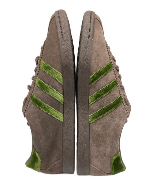 adidas（アディダス）adidas (アディダス) ローカットスニーカー ブラウン×グリーン サイズ:US9.5の古着・服飾アイテム