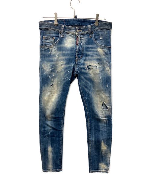 DSQUARED2（ディースクエアード）DSQUARED2 (ディースクエアード) デニムパンツ インディゴ サイズ:44の古着・服飾アイテム
