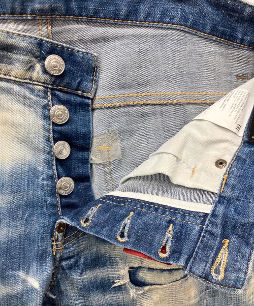 DSQUARED2（ディースクエアード）DSQUARED2 (ディースクエアード) デニムパンツ インディゴ サイズ:44の古着・服飾アイテム