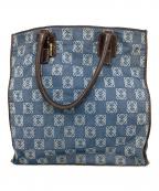 LOEWEロエベ）の古着「トートバッグ」｜ブルー×ブラウン
