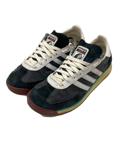 adidas（アディダス）adidas (アディダス) スニーカー グレー×パープル×グリーン サイズ:US9の古着・服飾アイテム
