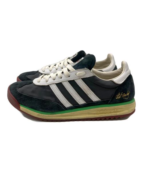 adidas（アディダス）adidas (アディダス) スニーカー グレー×パープル×グリーン サイズ:US9の古着・服飾アイテム