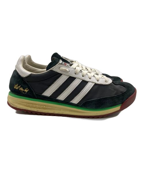 adidas（アディダス）adidas (アディダス) スニーカー グレー×パープル×グリーン サイズ:US9の古着・服飾アイテム
