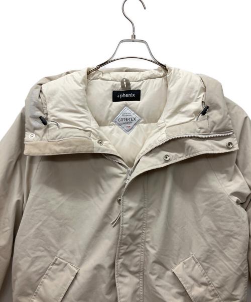PHENIX（フェニックス）PHENIX (フェニックス) フードダウンジャケット ベージュ サイズ:Lの古着・服飾アイテム