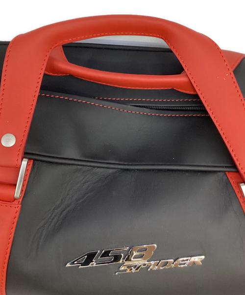 Ferrari（フェラーリ）Ferrari (フェラーリ) ボストンバッグ ブラック×レッドの古着・服飾アイテム
