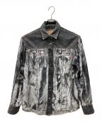 DIESELディーゼル）の古着「長袖シャツ」｜グレー