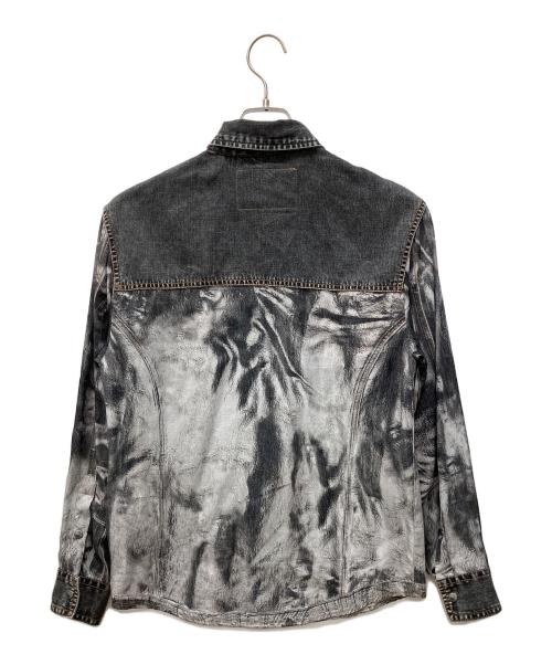 DIESEL（ディーゼル）DIESEL (ディーゼル) 長袖シャツ グレー サイズ:Mの古着・服飾アイテム
