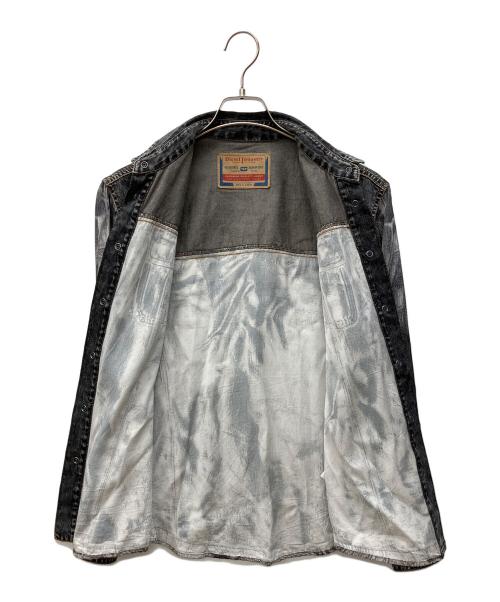 DIESEL（ディーゼル）DIESEL (ディーゼル) 長袖シャツ グレー サイズ:Mの古着・服飾アイテム