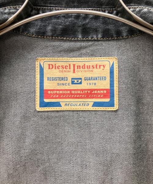 DIESEL（ディーゼル）DIESEL (ディーゼル) 長袖シャツ グレー サイズ:Mの古着・服飾アイテム