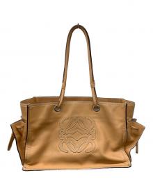 LOEWE（ロエベ）の古着「アナグラムショッパートートバッグ」｜ブラウン