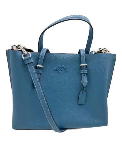 COACH（コーチ）COACH (コーチ) 2WAYバッグ ブルーの古着・服飾アイテム