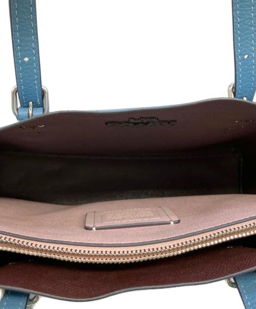 COACH（コーチ）COACH (コーチ) 2WAYバッグ ブルーの古着・服飾アイテム