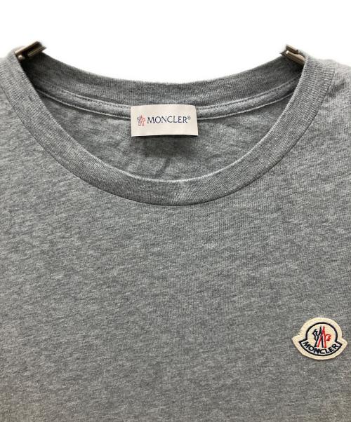 MONCLER（モンクレール）MONCLER (モンクレール) 半袖カットソー グレー サイズ:XSの古着・服飾アイテム