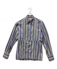 DRIES VAN NOTEN（ドリスヴァンノッテン）の古着「長袖シャツ」｜パープル×グレー