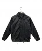 stussyステューシー）の古着「ナイロンジャケット」｜ブラック