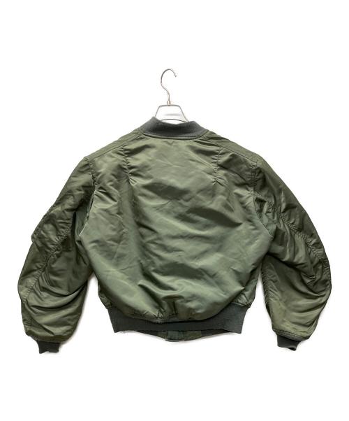 ALPHA（アルファ）ALPHA (アルファ) MA-1ジャケット グリーン サイズ:Lの古着・服飾アイテム