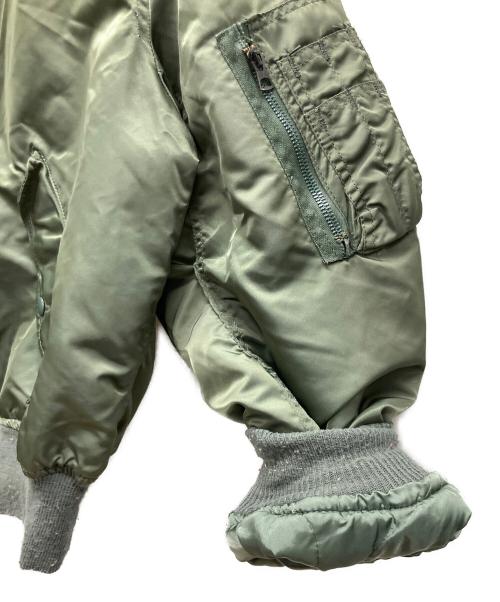 ALPHA（アルファ）ALPHA (アルファ) MA-1ジャケット グリーン サイズ:Lの古着・服飾アイテム