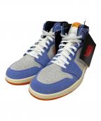 NIKEナイキ）の古着「ミッドカットスニーカー」｜スカイブルー×グレー