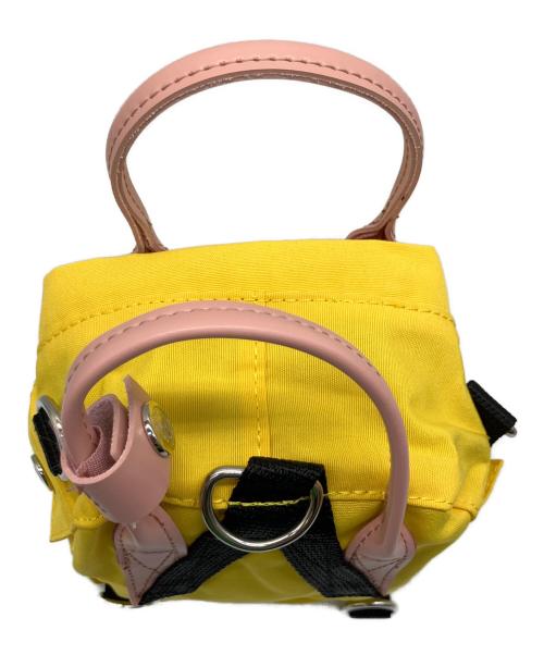 Acne studios（アクネ ストゥディオズ）ACNE STUDIOS (アクネ ストゥディオズ) FJALLRAVEN (フェールラーベン) ショルダーバッグ ピンク×イエローの古着・服飾アイテム