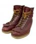 lone wolf boots（ロンウルフブーツ）の古着「ブーツ」｜レッド