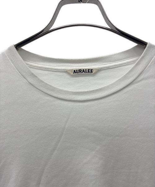 AURALEE（オーラリー）AURALEE (オーラリー) 長袖カットソー ホワイト サイズ:4の古着・服飾アイテム