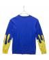 JEREMY SCOTT (ジェレミー スコット) 厚手ニット イエロー×ブルー サイズ:L：9000円