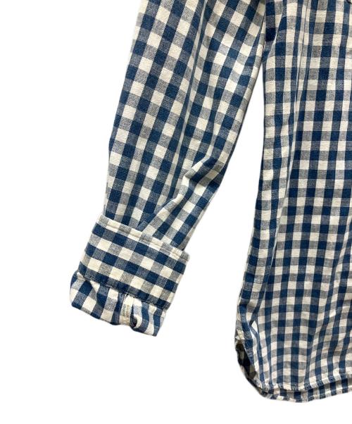 RRL（ダブルアールエル）RRL (ダブルアールエル) 長袖シャツ ホワイト×ブルー サイズ:Mの古着・服飾アイテム