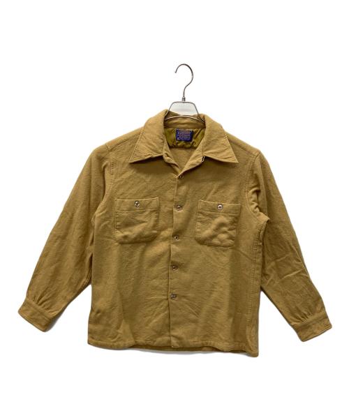PENDLETON（ペンドルトン）PENDLETON (ペンドルトン) ウールシャツ キャメル サイズ:Lの古着・服飾アイテム