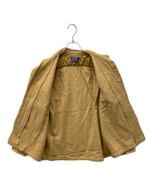 PENDLETON（ペンドルトン）PENDLETON (ペンドルトン) ウールシャツ キャメル サイズ:Lの古着・服飾アイテム