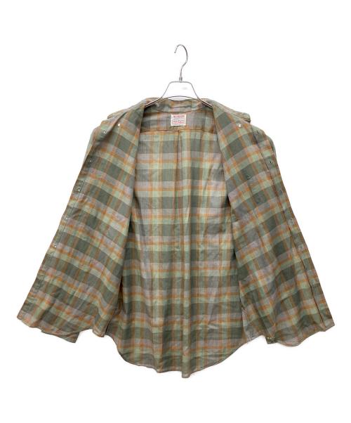 McGREGOR（マックレガー）McGREGOR (マックレガー) ボタンダウンシャツ ブラウン サイズ:Lの古着・服飾アイテム