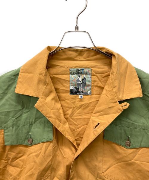 NIGEL CABOURN（ナイジェルケーボン）NIGEL CABOURN (ナイジェルケーボン) カバーオール イエロー×グリーン サイズ:3の古着・服飾アイテム