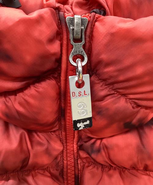 DIESEL（ディーゼル）DIESEL (ディーゼル) W-RALLE-SL ベスト レッド サイズ:XXLの古着・服飾アイテム