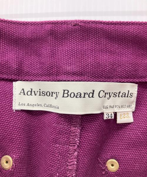 Advisory Board Crystals（アドバイザリー ボード クリスタルズ）Advisory Board Crystals (アドバイザリー ボード クリスタルズ) ダブルニーデニム パープル サイズ:86(W34)の古着・服飾アイテム