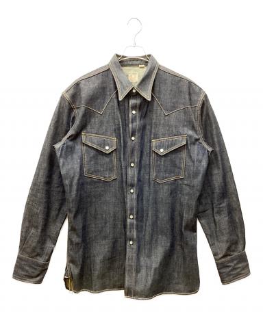 フラットヘッド THE FLAT HEAD デニム D112 アメカジ 古着 中古・古着通販】THE FLAT HEAD (ザ・フラットヘッド) デニムシャツ