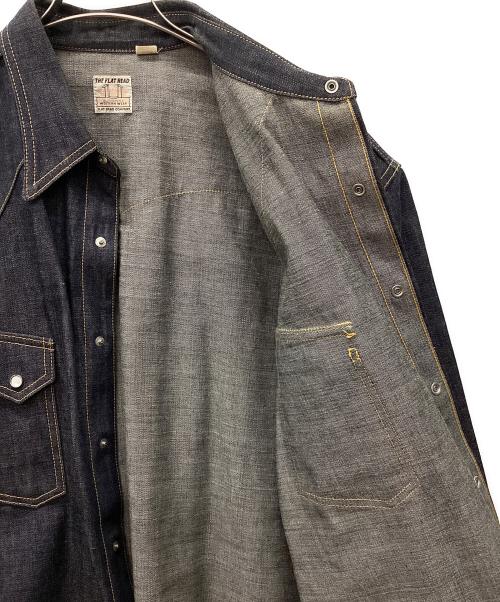 THE FLAT HEAD（ザ・フラットヘッド）THE FLAT HEAD (ザ・フラットヘッド) デニムシャツ インディゴ サイズ:48の古着・服飾アイテム