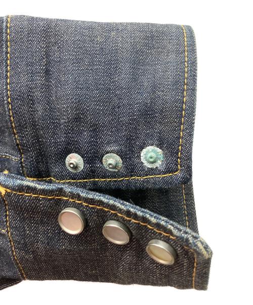 THE FLAT HEAD（ザ・フラットヘッド）THE FLAT HEAD (ザ・フラットヘッド) デニムシャツ インディゴ サイズ:48の古着・服飾アイテム