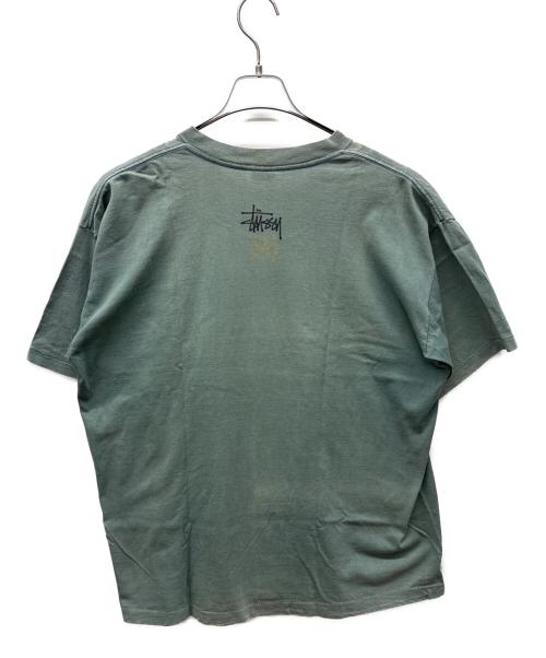stussy（ステューシー）stussy (ステューシー) 半袖カットソー グリーン サイズ:XLの古着・服飾アイテム