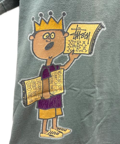 stussy（ステューシー）stussy (ステューシー) 半袖カットソー グリーン サイズ:XLの古着・服飾アイテム