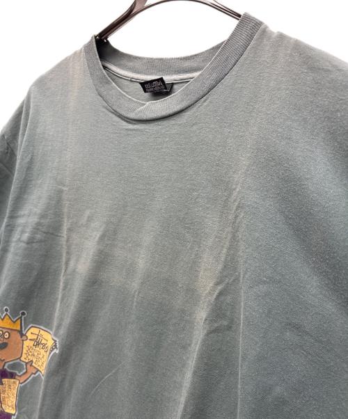 stussy（ステューシー）stussy (ステューシー) 半袖カットソー グリーン サイズ:XLの古着・服飾アイテム