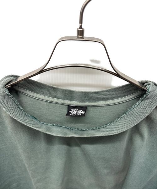 stussy（ステューシー）stussy (ステューシー) 半袖カットソー グリーン サイズ:XLの古着・服飾アイテム